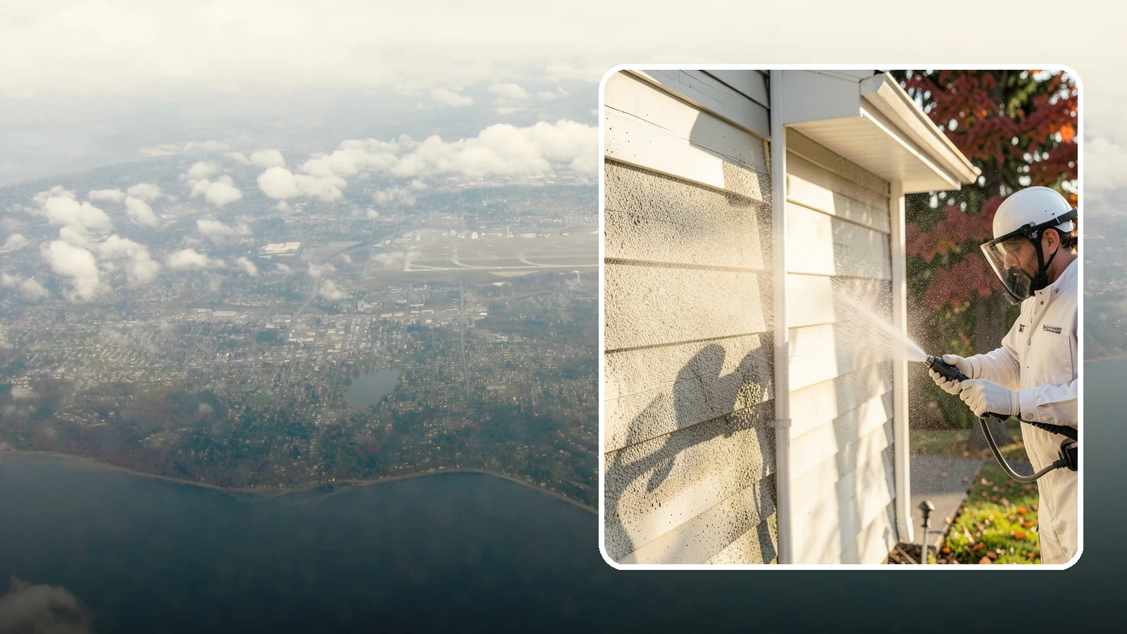 Mildew Removal in Burien, King County, WA - Soft-wash mildew removal that clears the powdery gray and black film from siding, trim, and outdoor surfaces.