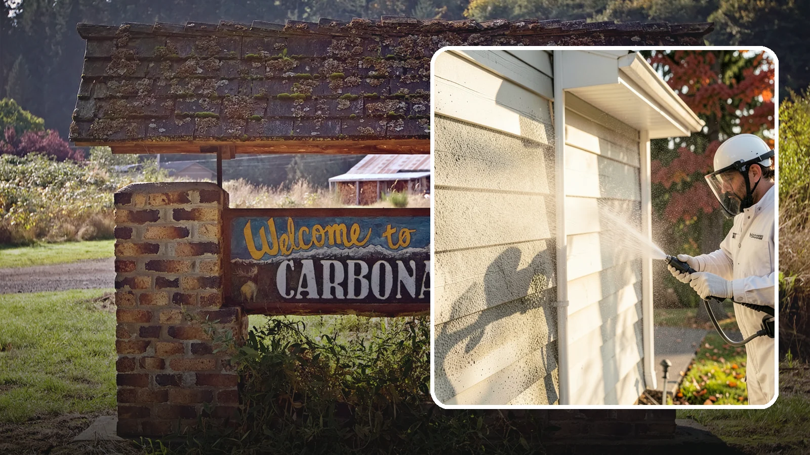 Mildew Removal in Carbonado, Pierce County, WA - Soft-wash mildew removal that clears the powdery gray and black film from siding, trim, and outdoor surfaces.