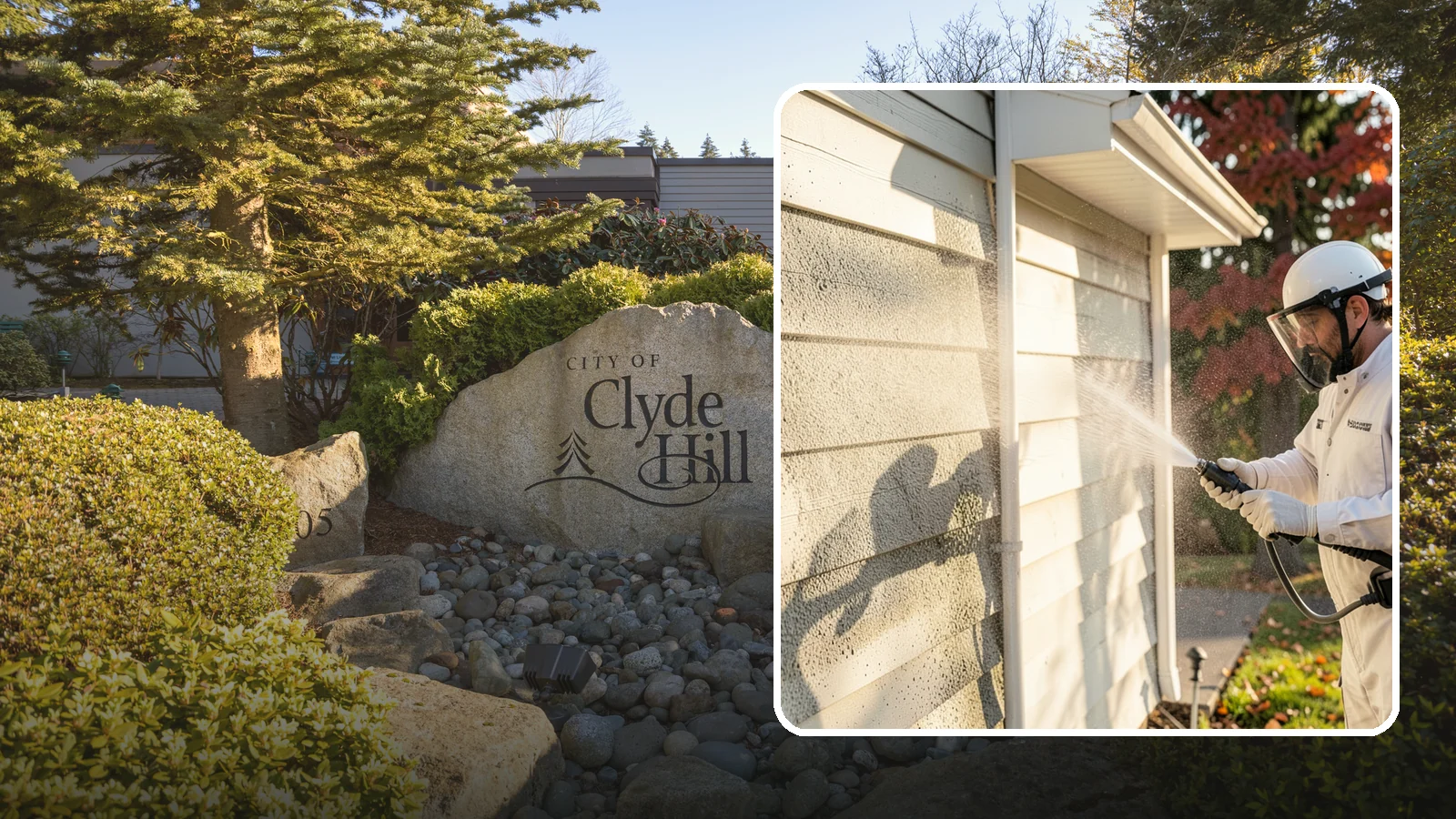 Mildew Removal in Clyde Hill, King County, WA - Soft-wash mildew removal that clears the powdery gray and black film from siding, trim, and outdoor surfaces.