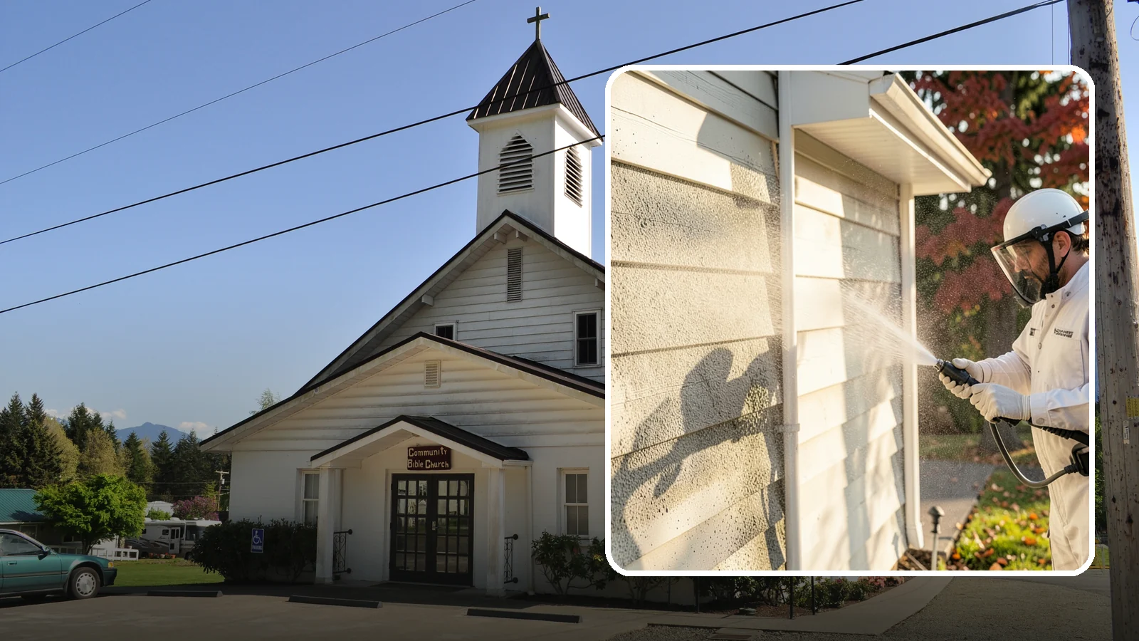 Mildew Removal in Concrete, Skagit County, WA - Soft-wash mildew removal that clears the powdery gray and black film from siding, trim, and outdoor surfaces.