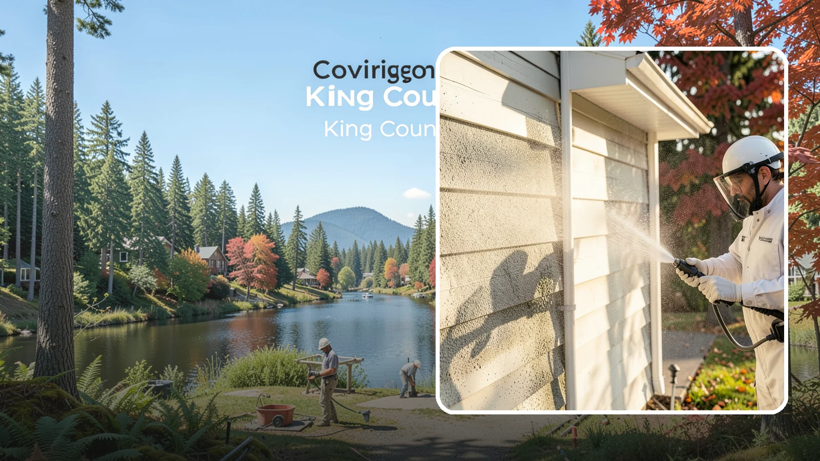Mildew Removal in Covington, King County, WA - Soft-wash mildew removal that clears the powdery gray and black film from siding, trim, and outdoor surfaces.