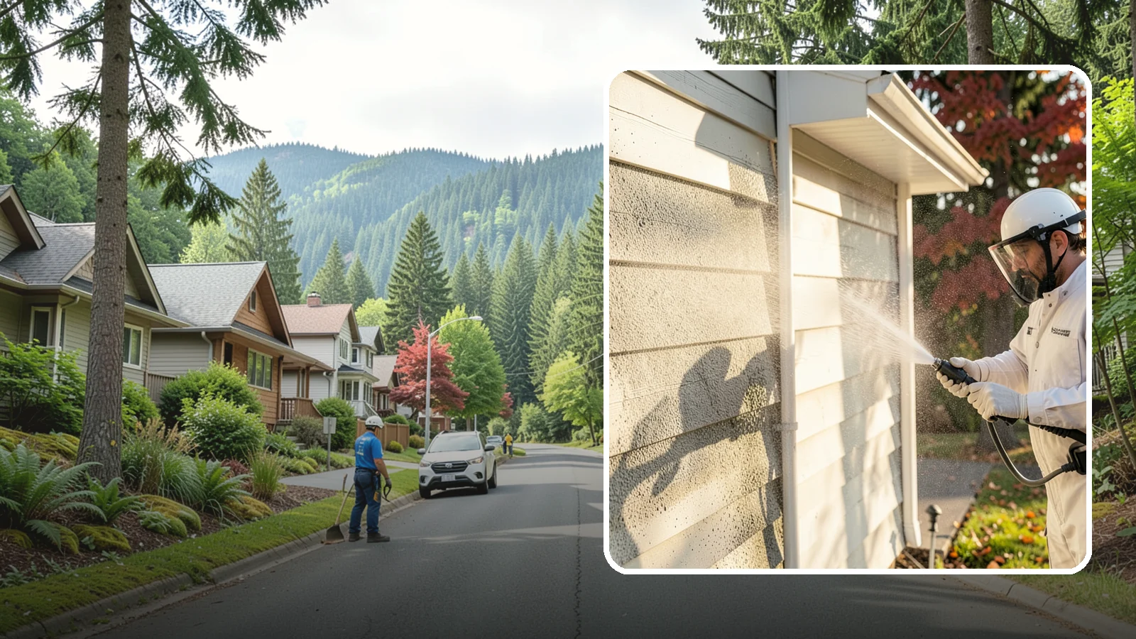Mildew Removal in Darrington, Snohomish County, WA - Soft-wash mildew removal that clears the powdery gray and black film from siding, trim, and outdoor surfaces.