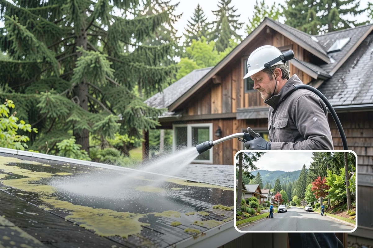 Mildew Removal in Darrington, Snohomish County, WA - Eliminates the powdery mildew film at its source