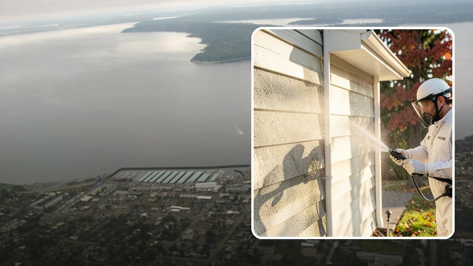 Mildew Removal in Des Moines, King County, WA - Soft-wash mildew removal that clears the powdery gray and black film from siding, trim, and outdoor surfaces.