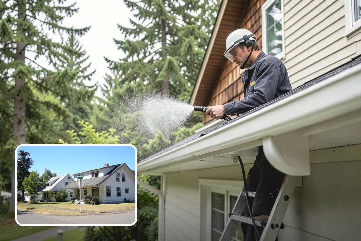 Mildew Removal in DuPont, Pierce County, WA - Eliminates the powdery mildew film at its source