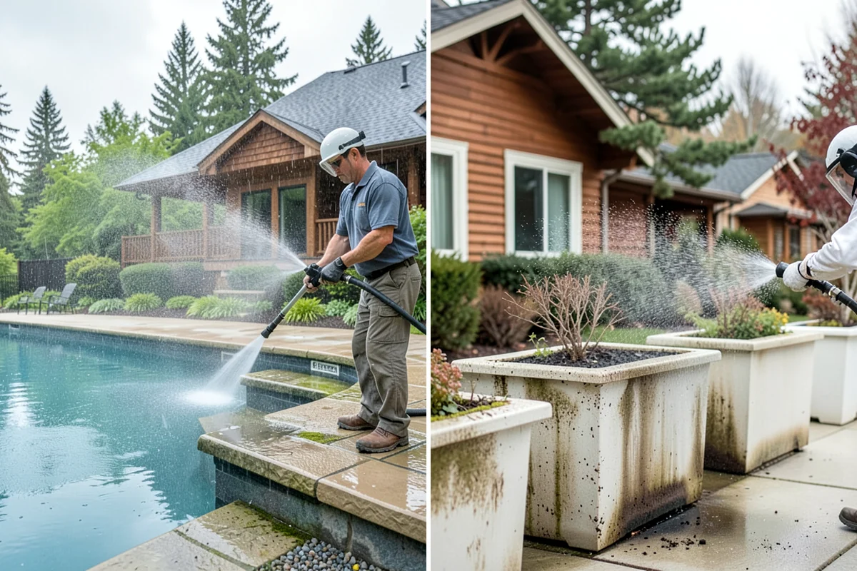 Mildew Removal in DuPont, Pierce County, WA - Assess the mildew coverage and the affected materials