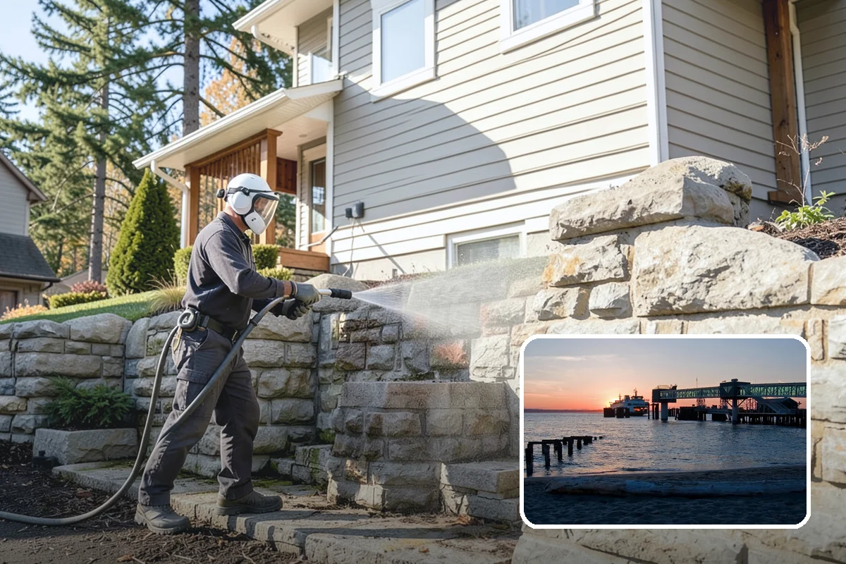 Mildew Removal in Edmonds, Snohomish County, WA - Eliminates the powdery mildew film at its source