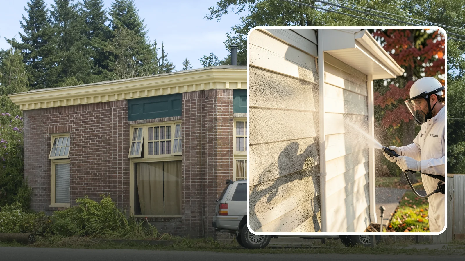 Mildew Removal in Hamilton, Skagit County, WA - Soft-wash mildew removal that clears the powdery gray and black film from siding, trim, and outdoor surfaces.