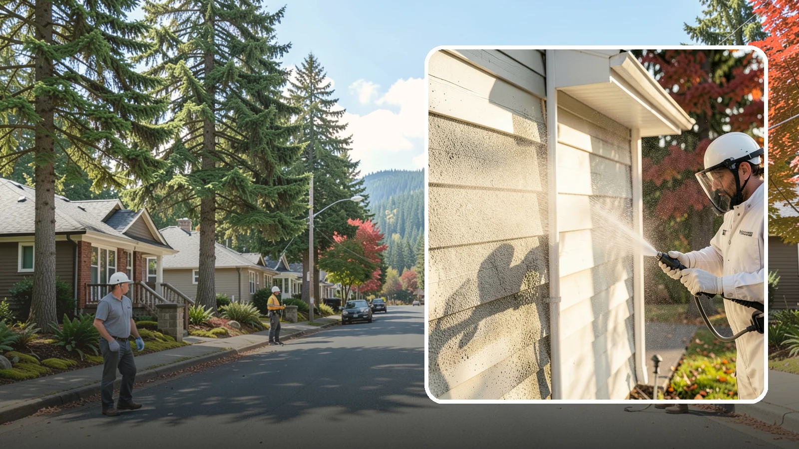 Mildew Removal in Hunts Point, King County, WA - Soft-wash mildew removal that clears the powdery gray and black film from siding, trim, and outdoor surfaces.