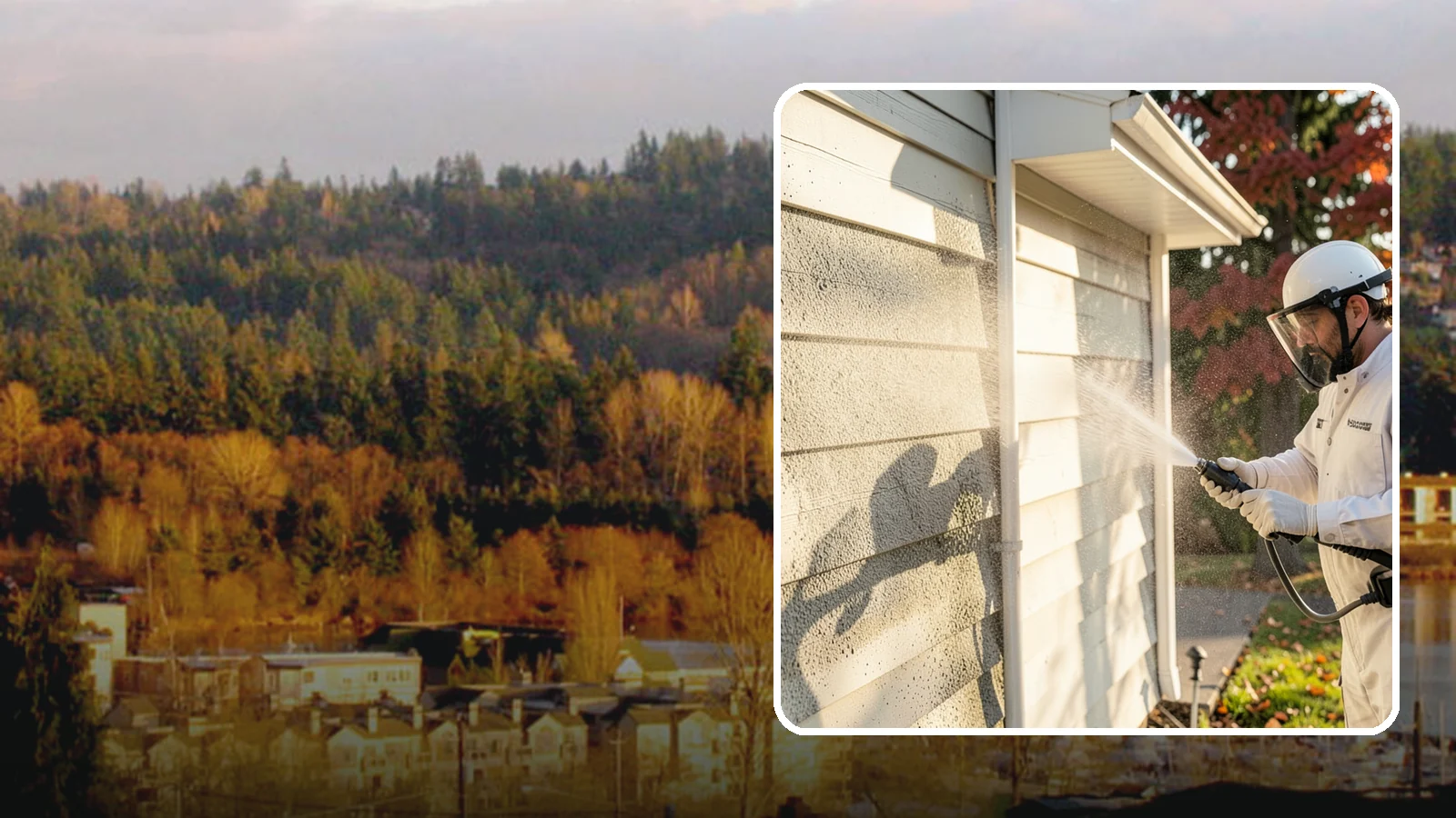 Mildew Removal in Kenmore, King County, WA - Soft-wash mildew removal that clears the powdery gray and black film from siding, trim, and outdoor surfaces.