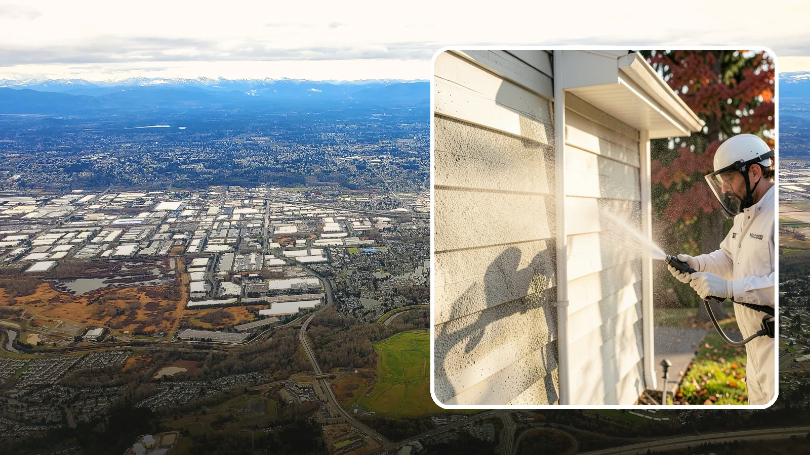 Mildew Removal in Kent, King County, WA - Soft-wash mildew removal that clears the powdery gray and black film from siding, trim, and outdoor surfaces.