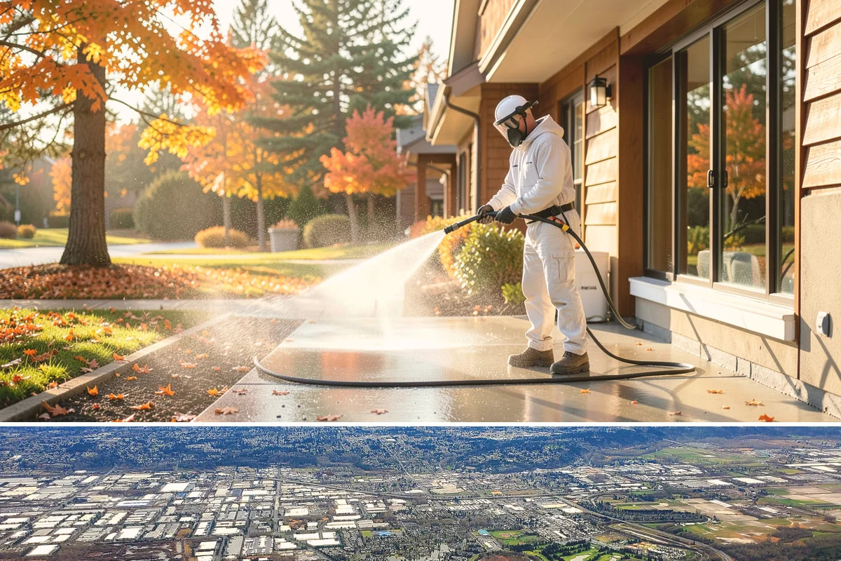 Mildew Removal in Kent, King County, WA - Treat mildew in late spring once temperatures rise, clearing the buildup that accumulates through the wet winter.