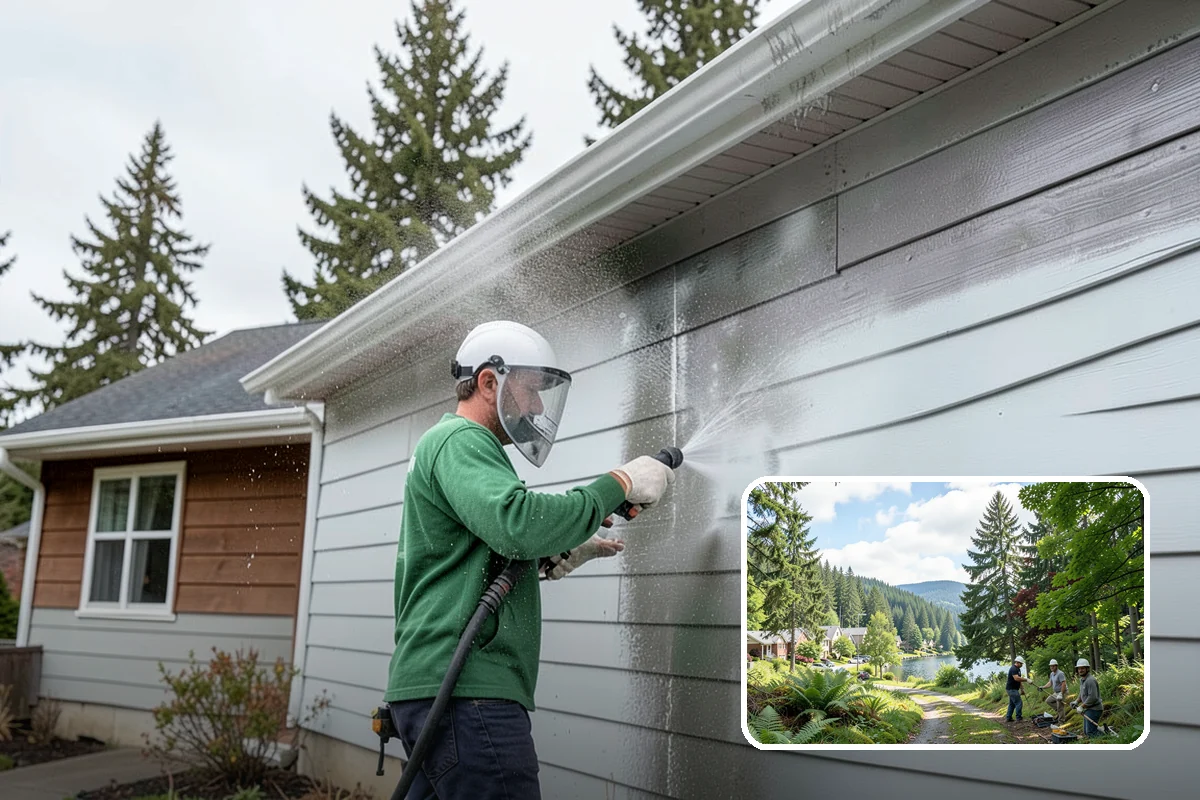 Mildew Removal in Lake Forest Park, King County, WA - Eliminates the powdery mildew film at its source