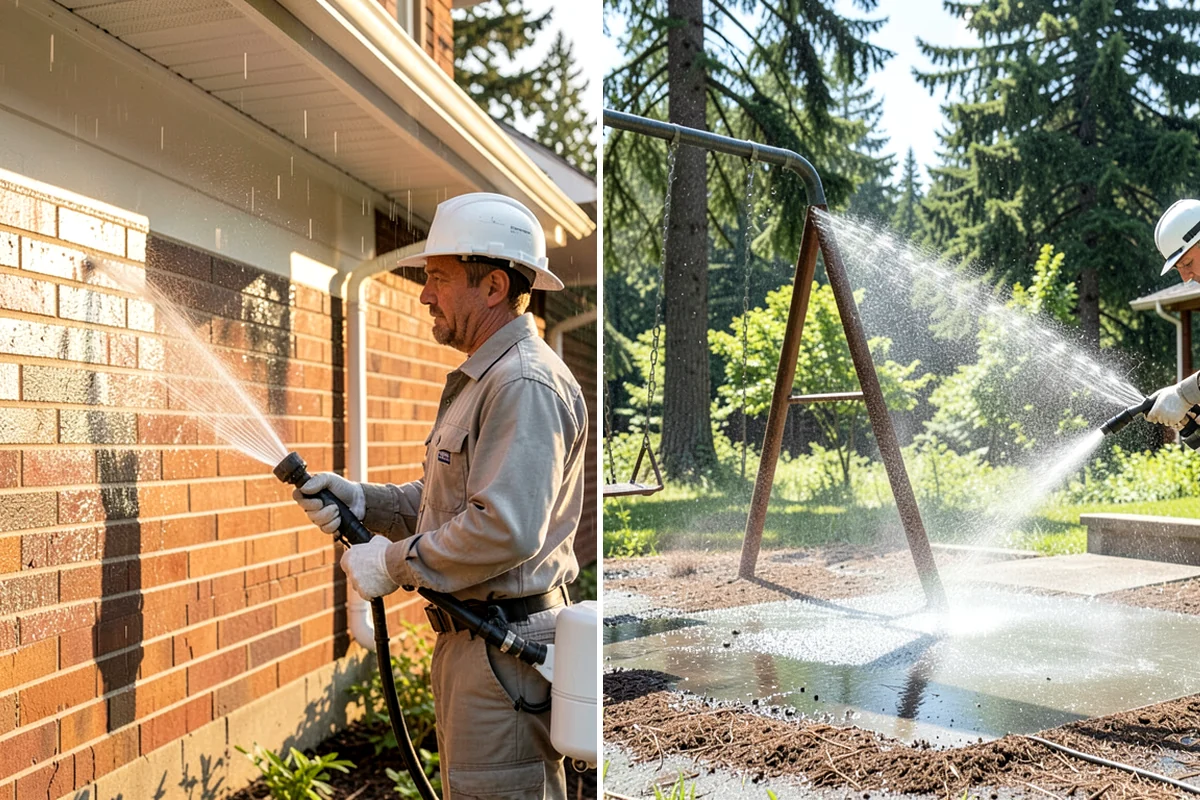 Mildew Removal in Lake Forest Park, King County, WA - Assess the mildew coverage and the affected materials