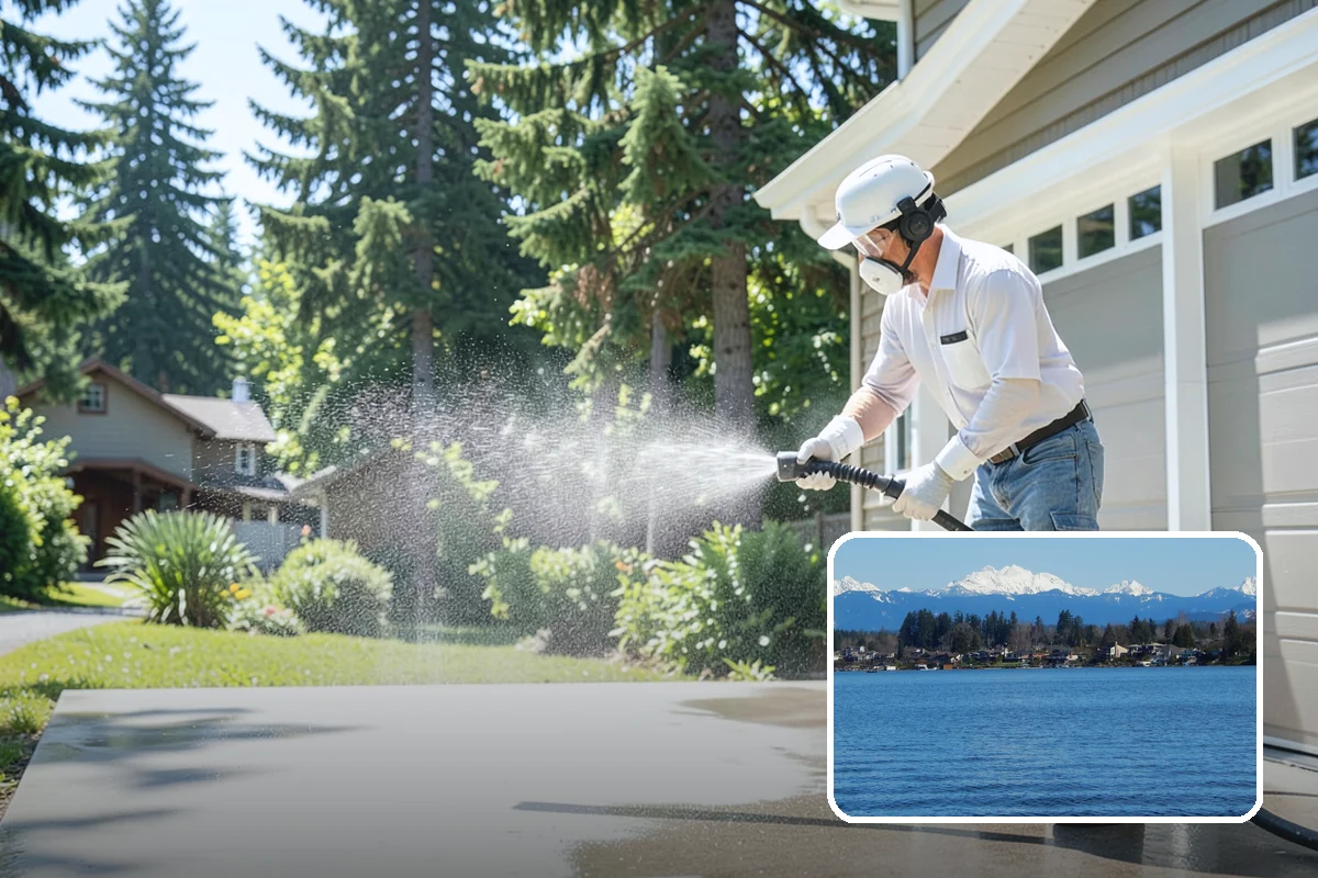 Mildew Removal in Lake Stevens, Snohomish County, WA - Eliminates the powdery mildew film at its source