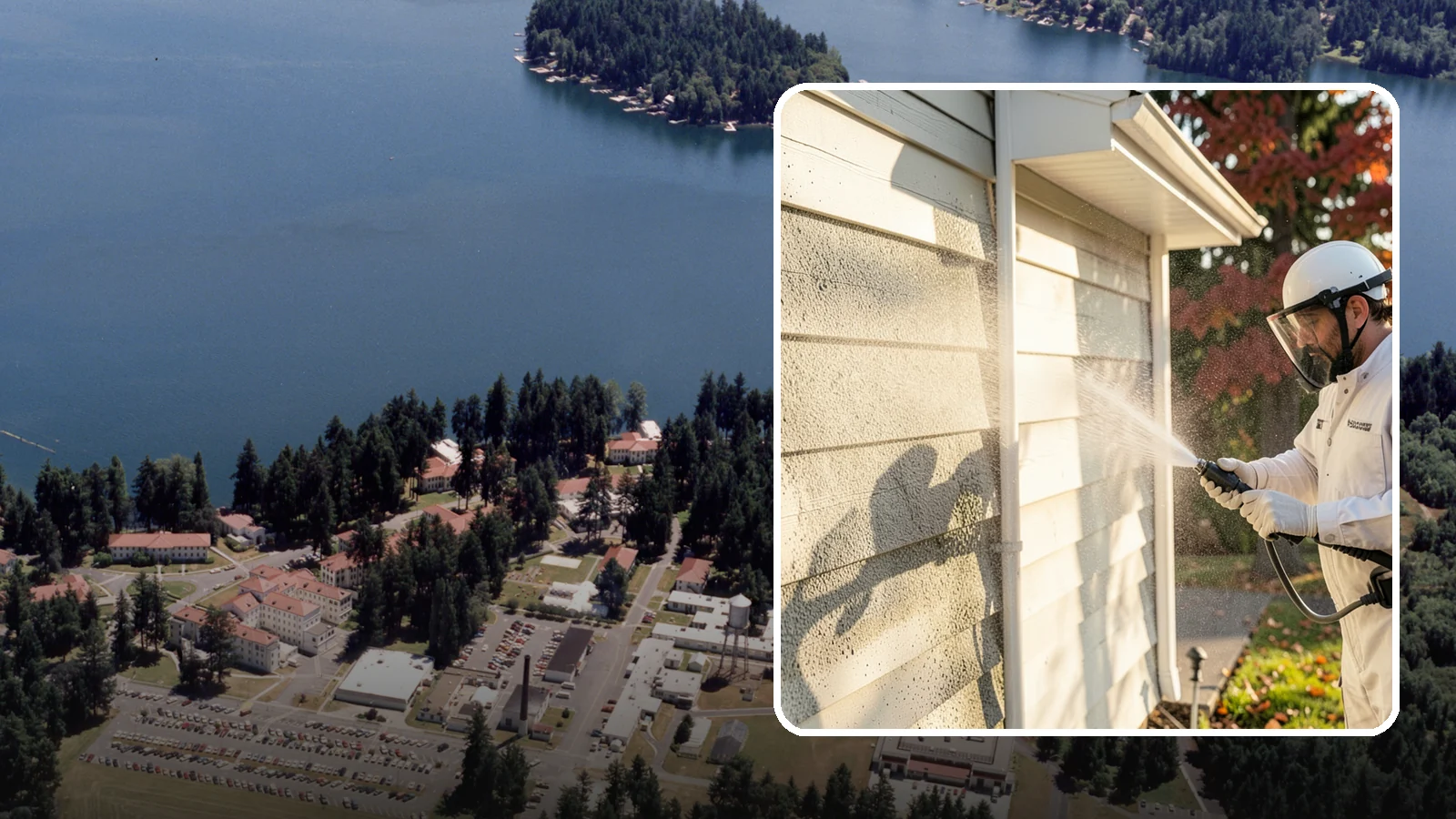 Mildew Removal in Lakewood, Pierce County, WA - Soft-wash mildew removal that clears the powdery gray and black film from siding, trim, and outdoor surfaces.