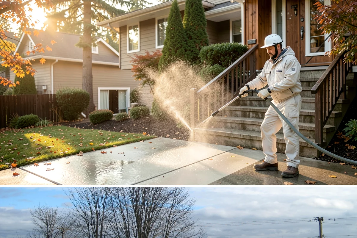 Mildew Removal in Langley, Island County, WA - Treat mildew in late spring once temperatures rise, clearing the buildup that accumulates through the wet winter.