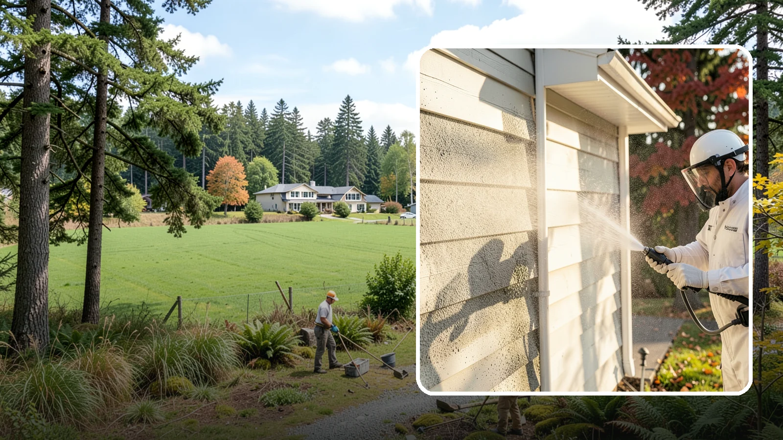 Mildew Removal in Lyman, Skagit County, WA - Soft-wash mildew removal that clears the powdery gray and black film from siding, trim, and outdoor surfaces.
