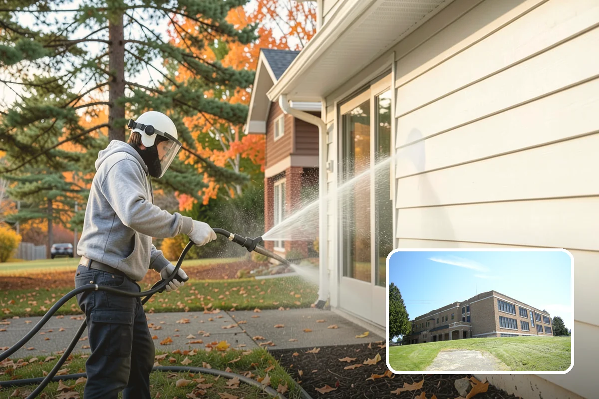 Mildew Removal in Maple Valley, King County, WA - Eliminates the powdery mildew film at its source