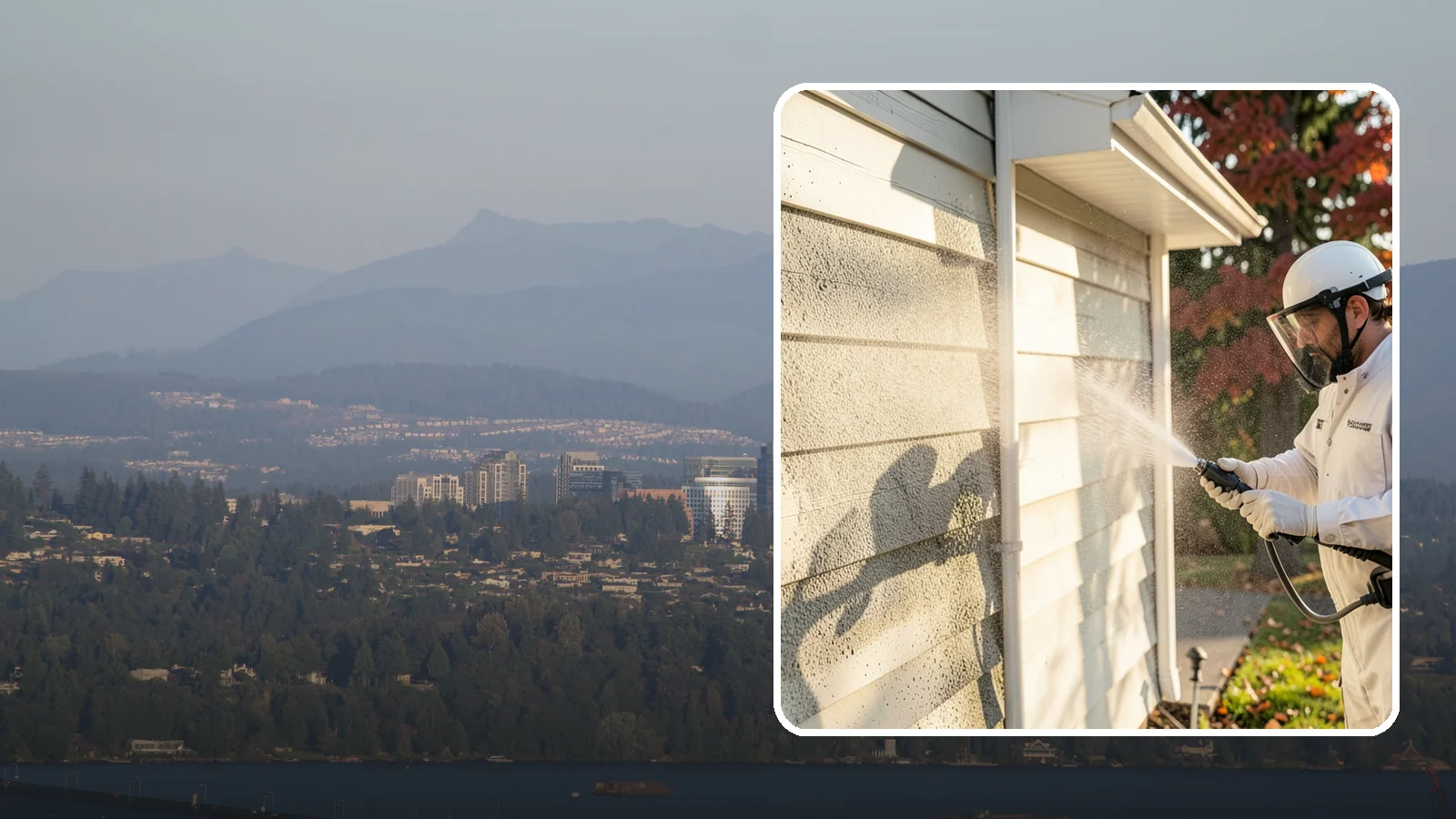 Mildew Removal in Medina, King County, WA - Soft-wash mildew removal that clears the powdery gray and black film from siding, trim, and outdoor surfaces.
