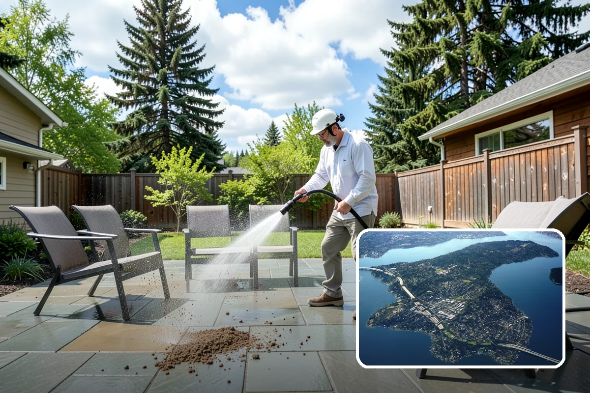 Mildew Removal in Mercer Island, King County, WA - Eliminates the powdery mildew film at its source