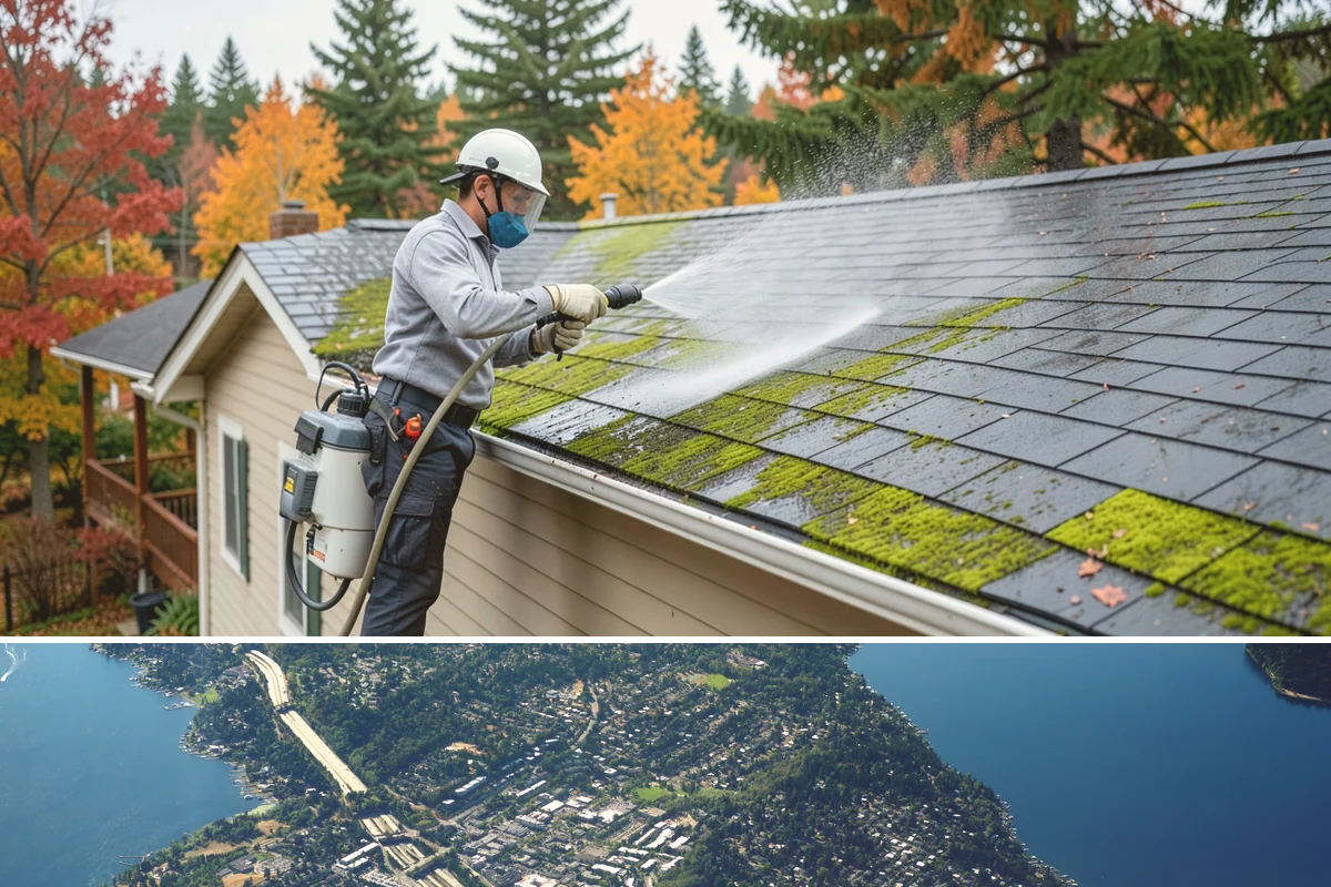 Mildew Removal in Mercer Island, King County, WA - Treat mildew in late spring once temperatures rise, clearing the buildup that accumulates through the wet winter.