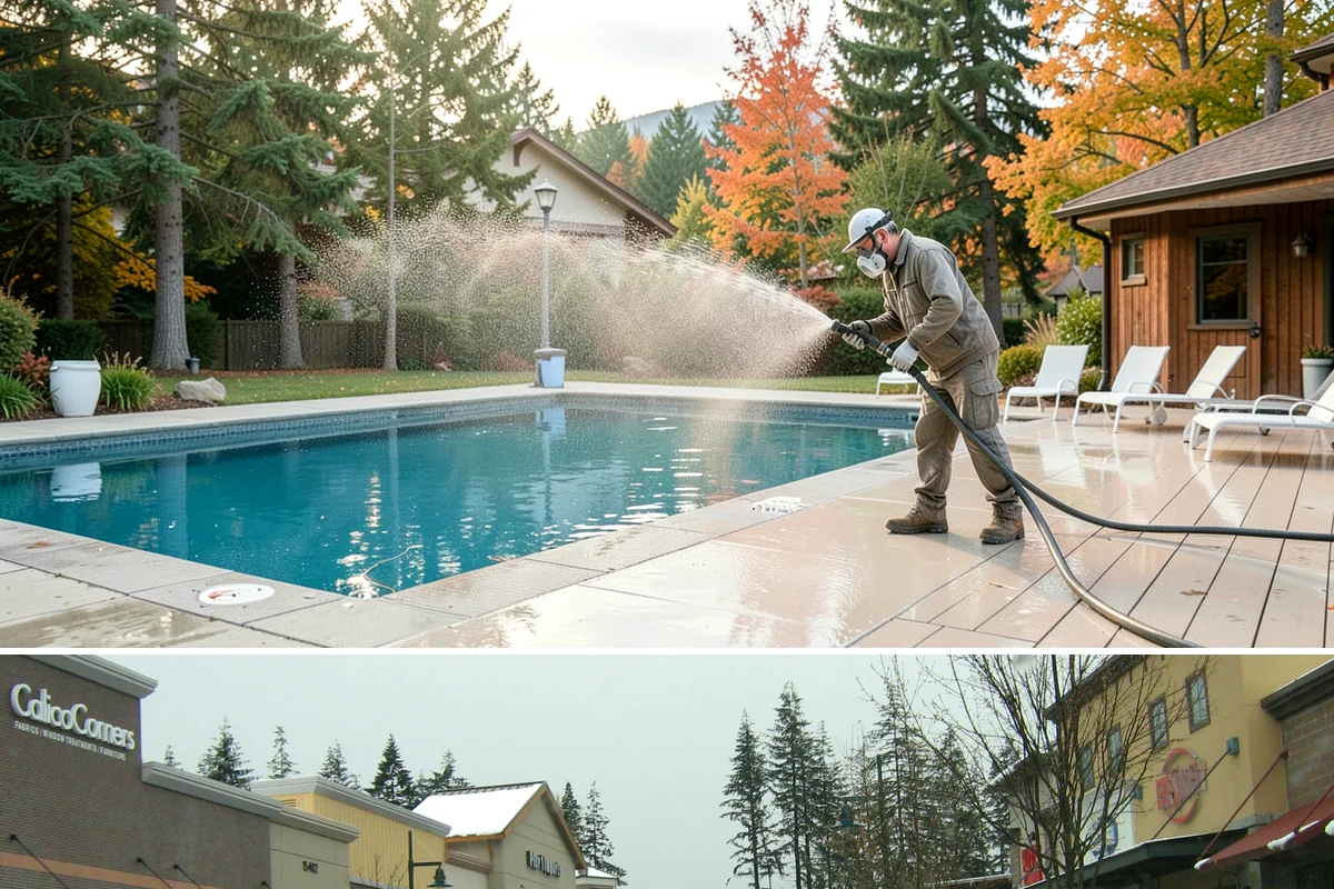 Mildew Removal in Mill Creek, Snohomish County, WA - Treat mildew in late spring once temperatures rise, clearing the buildup that accumulates through the wet winter.