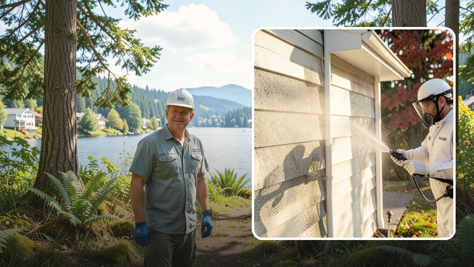 Mildew Removal in Milton, King County, WA - Soft-wash mildew removal that clears the powdery gray and black film from siding, trim, and outdoor surfaces.