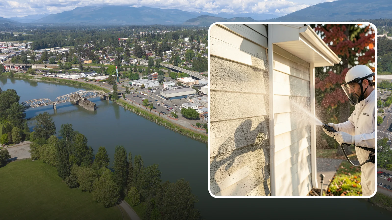 Mildew Removal in Mount Vernon, Skagit County, WA - Soft-wash mildew removal that clears the powdery gray and black film from siding, trim, and outdoor surfaces.