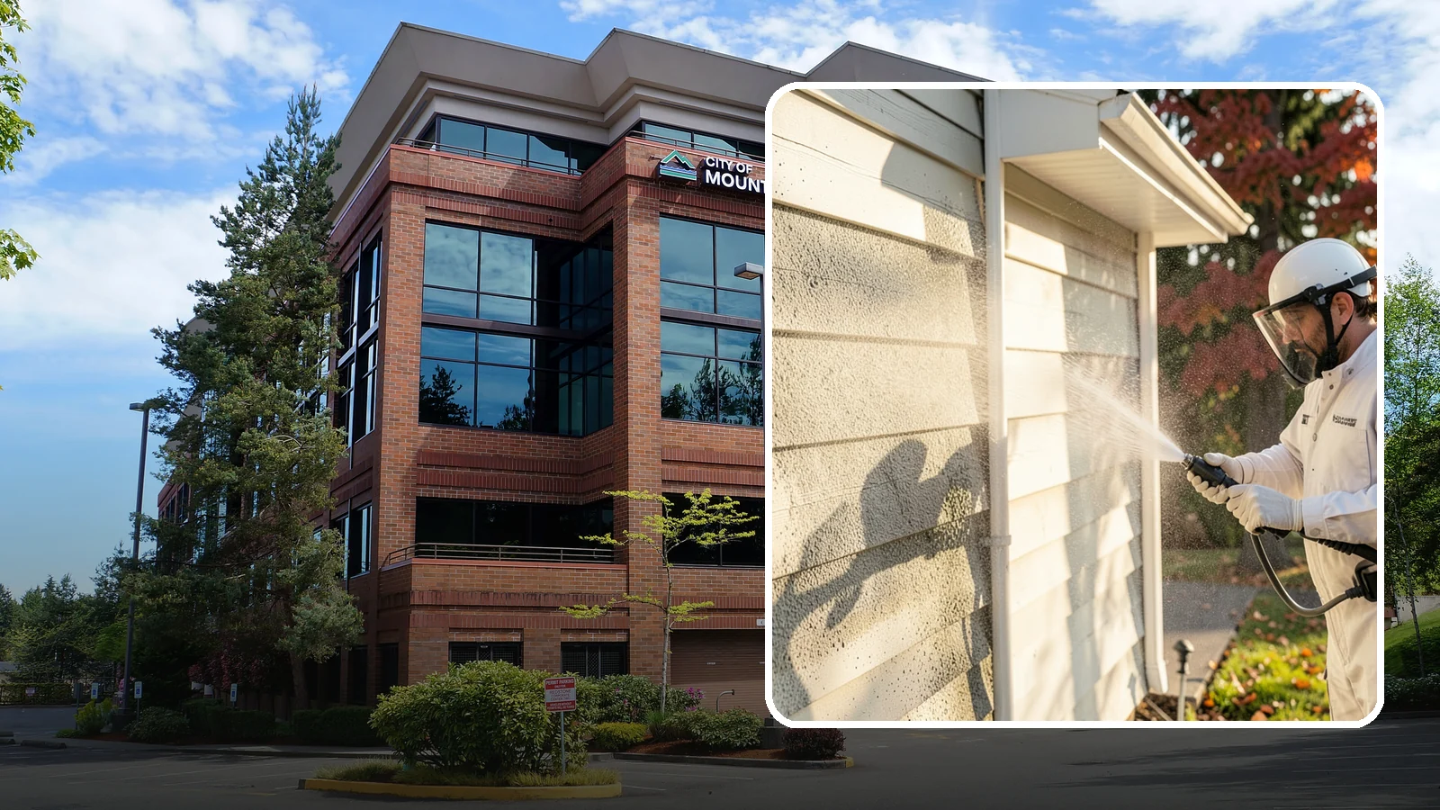 Mildew Removal in Mountlake Terrace, Snohomish County, WA - Soft-wash mildew removal that clears the powdery gray and black film from siding, trim, and outdoor surfaces.