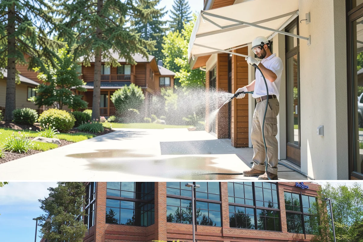 Mildew Removal in Mountlake Terrace, Snohomish County, WA - Treat mildew in late spring once temperatures rise, clearing the buildup that accumulates through the wet winter.