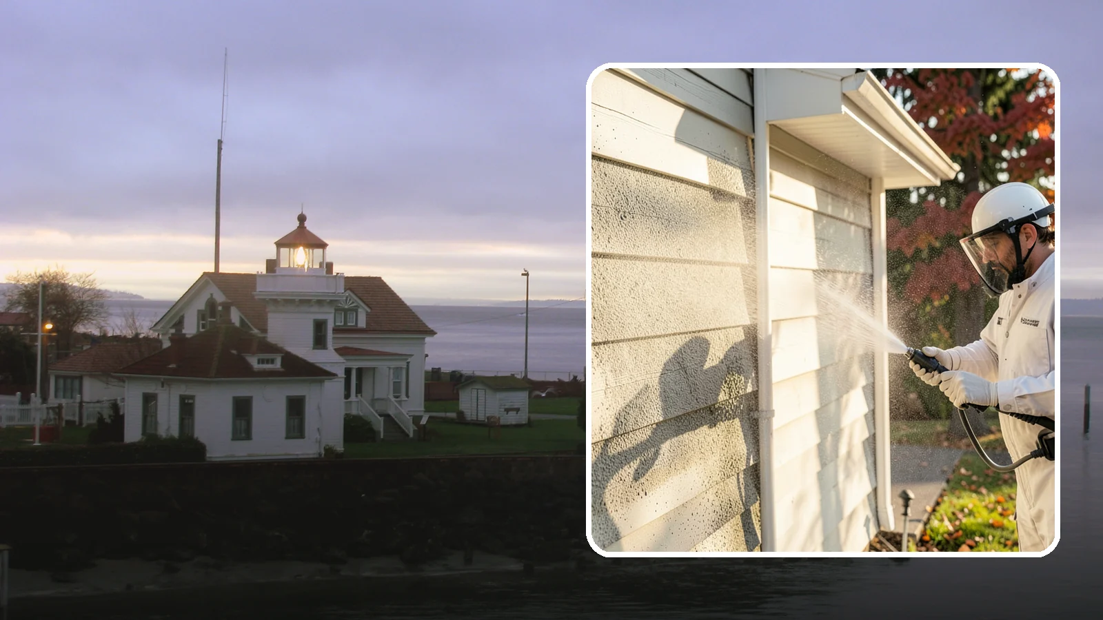 Mildew Removal in Mukilteo, Snohomish County, WA - Soft-wash mildew removal that clears the powdery gray and black film from siding, trim, and outdoor surfaces.