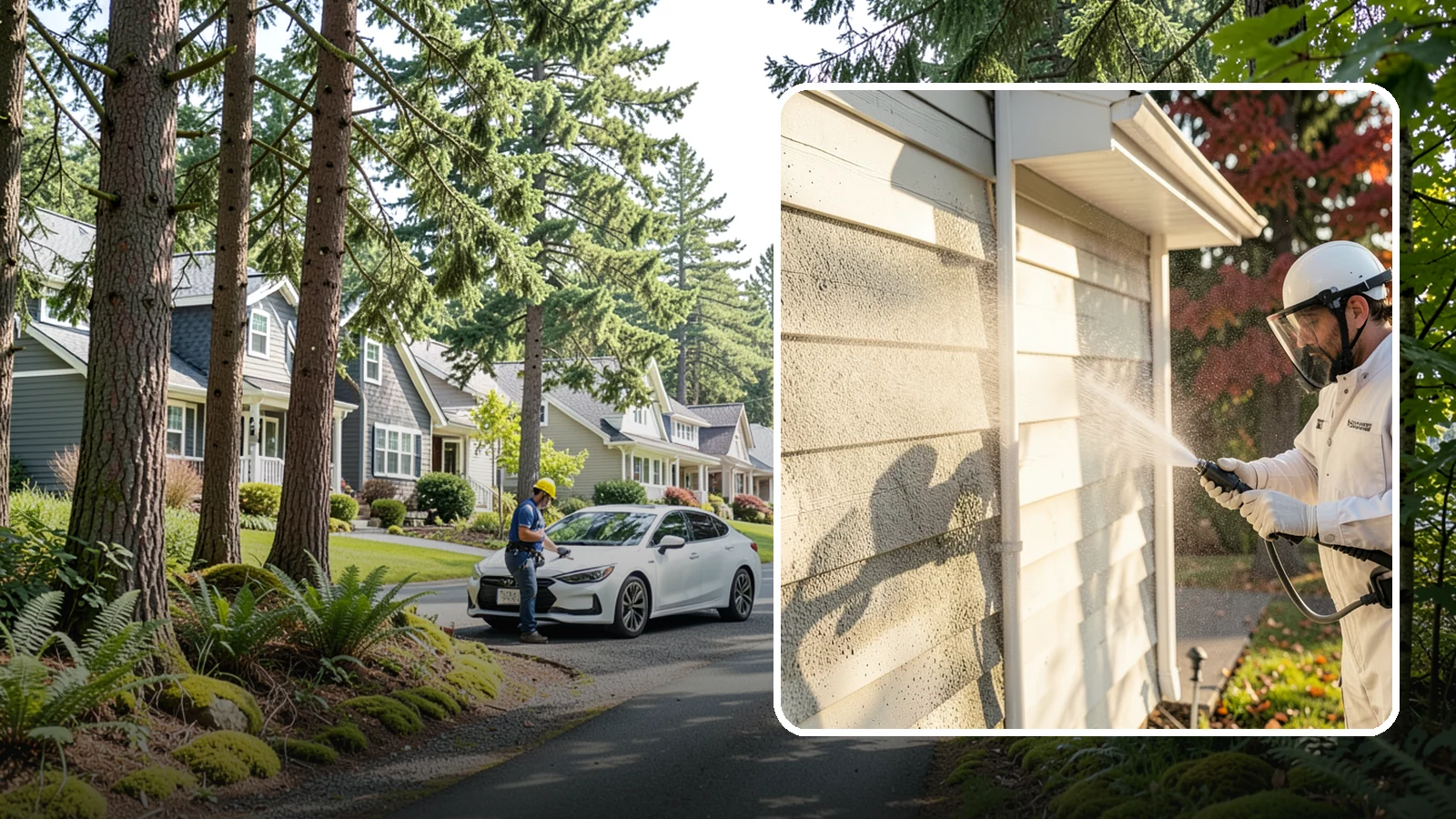 Mildew Removal in Normandy Park, King County, WA - Soft-wash mildew removal that clears the powdery gray and black film from siding, trim, and outdoor surfaces.