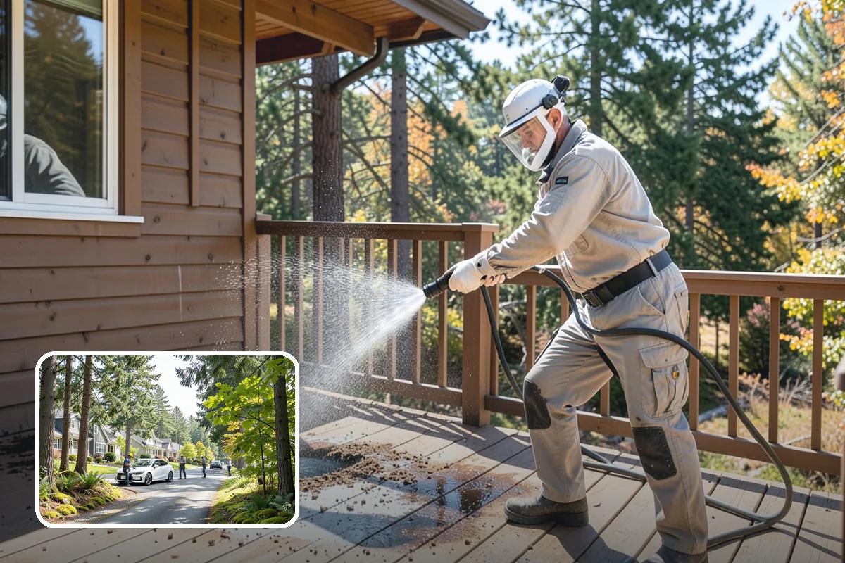 Mildew Removal in Normandy Park, King County, WA - Eliminates the powdery mildew film at its source