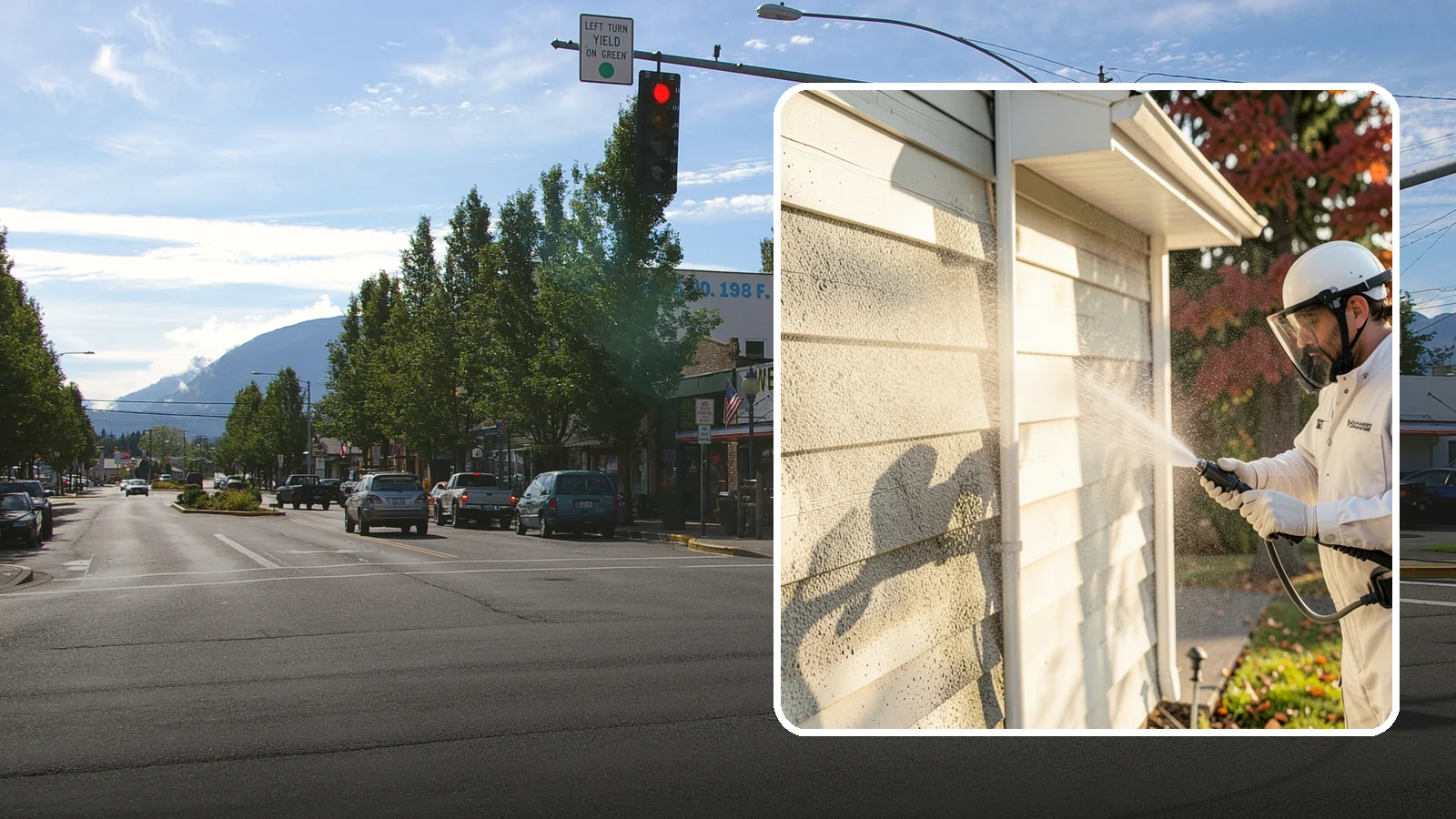 Mildew Removal in North Bend, King County, WA - Soft-wash mildew removal that clears the powdery gray and black film from siding, trim, and outdoor surfaces.