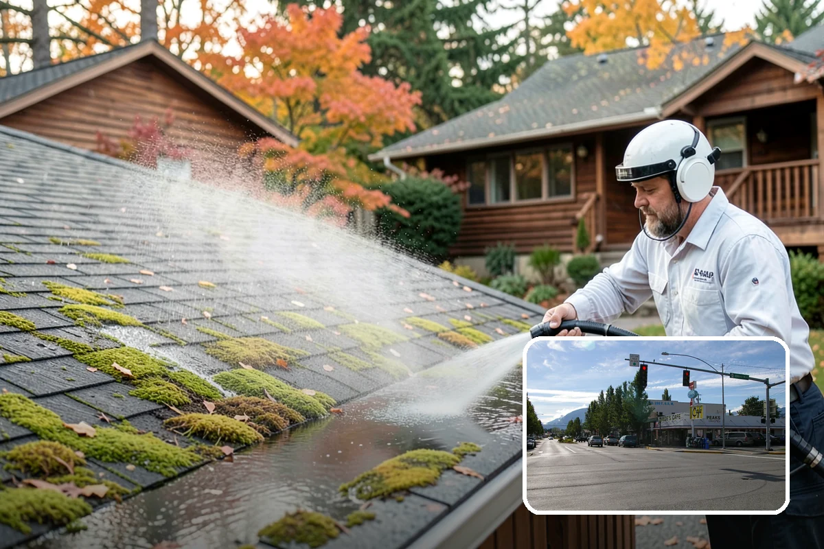 Mildew Removal in North Bend, King County, WA - Eliminates the powdery mildew film at its source