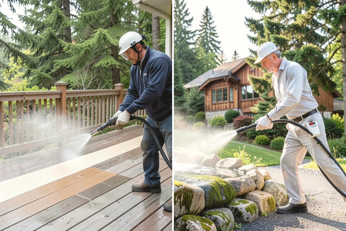 Mildew Removal in North Bend, King County, WA - Assess the mildew coverage and the affected materials