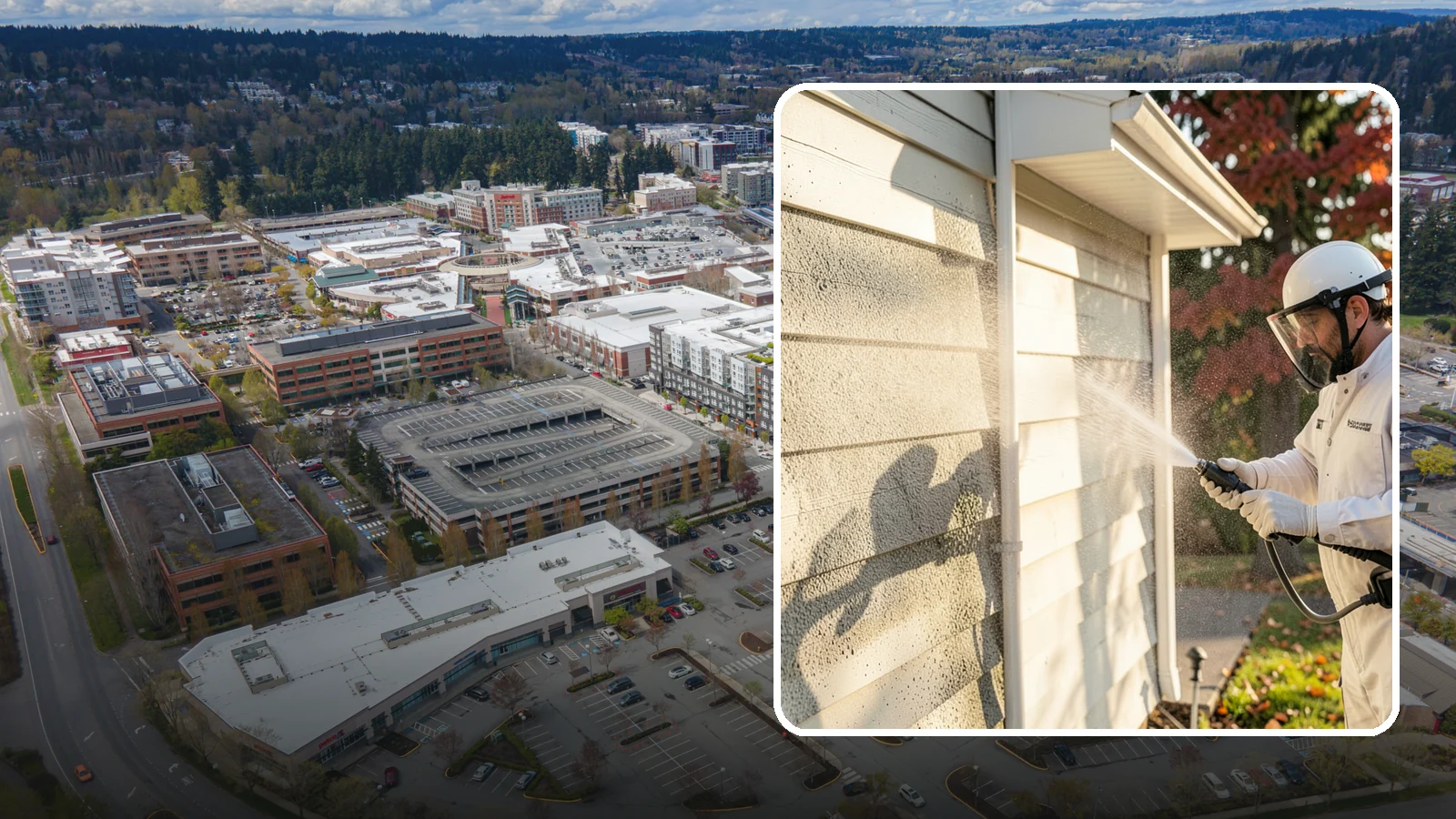 Mildew Removal in Redmond, King County, WA - Soft-wash mildew removal that clears the powdery gray and black film from siding, trim, and outdoor surfaces.