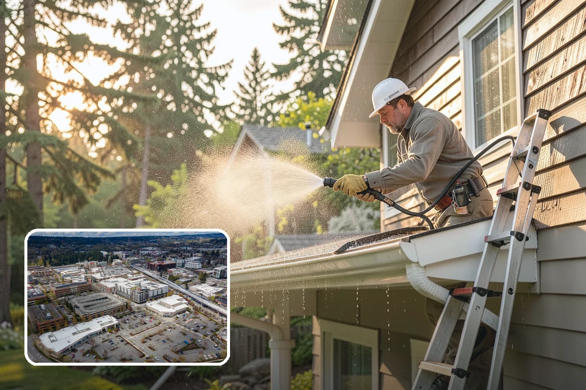 Mildew Removal in Redmond, King County, WA - Eliminates the powdery mildew film at its source
