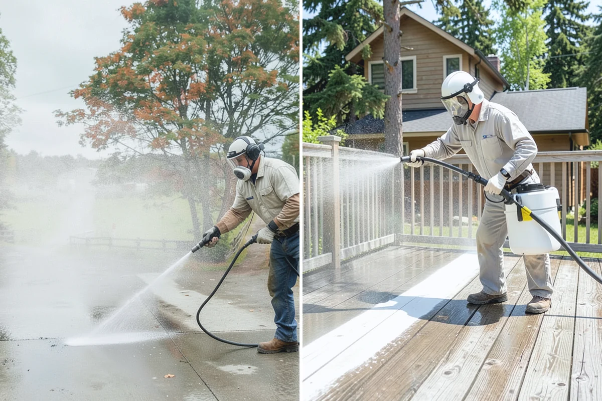Mildew Removal in Redmond, King County, WA - Assess the mildew coverage and the affected materials