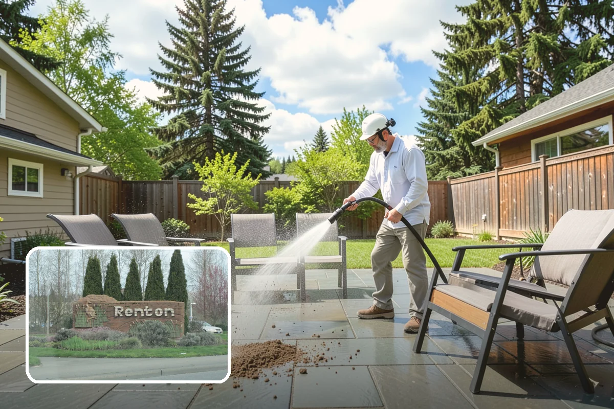 Mildew Removal in Renton, King County, WA - Eliminates the powdery mildew film at its source