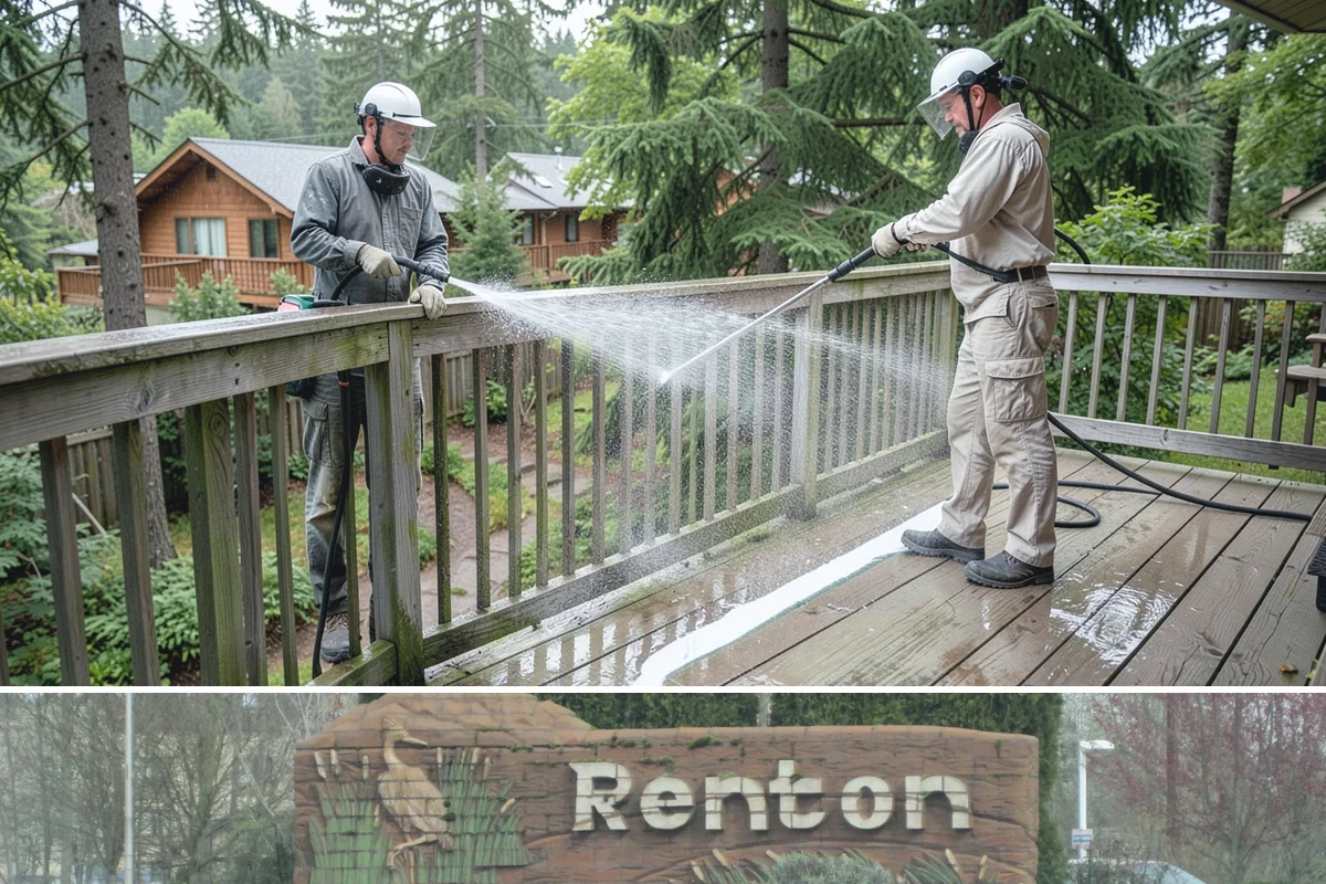 Mildew Removal in Renton, King County, WA - Treat mildew in late spring once temperatures rise, clearing the buildup that accumulates through the wet winter.