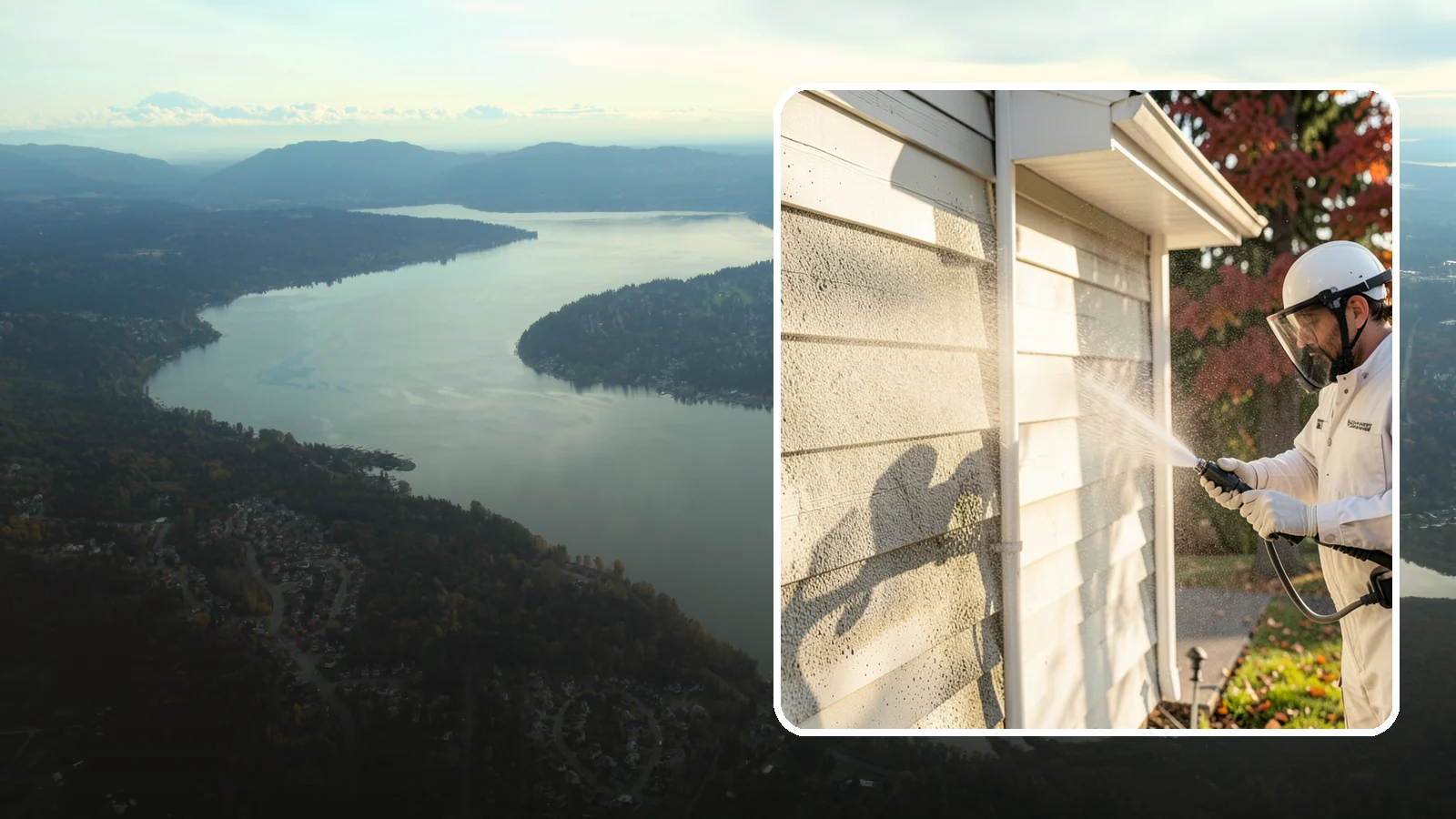 Mildew Removal in Sammamish, King County, WA - Soft-wash mildew removal that clears the powdery gray and black film from siding, trim, and outdoor surfaces.