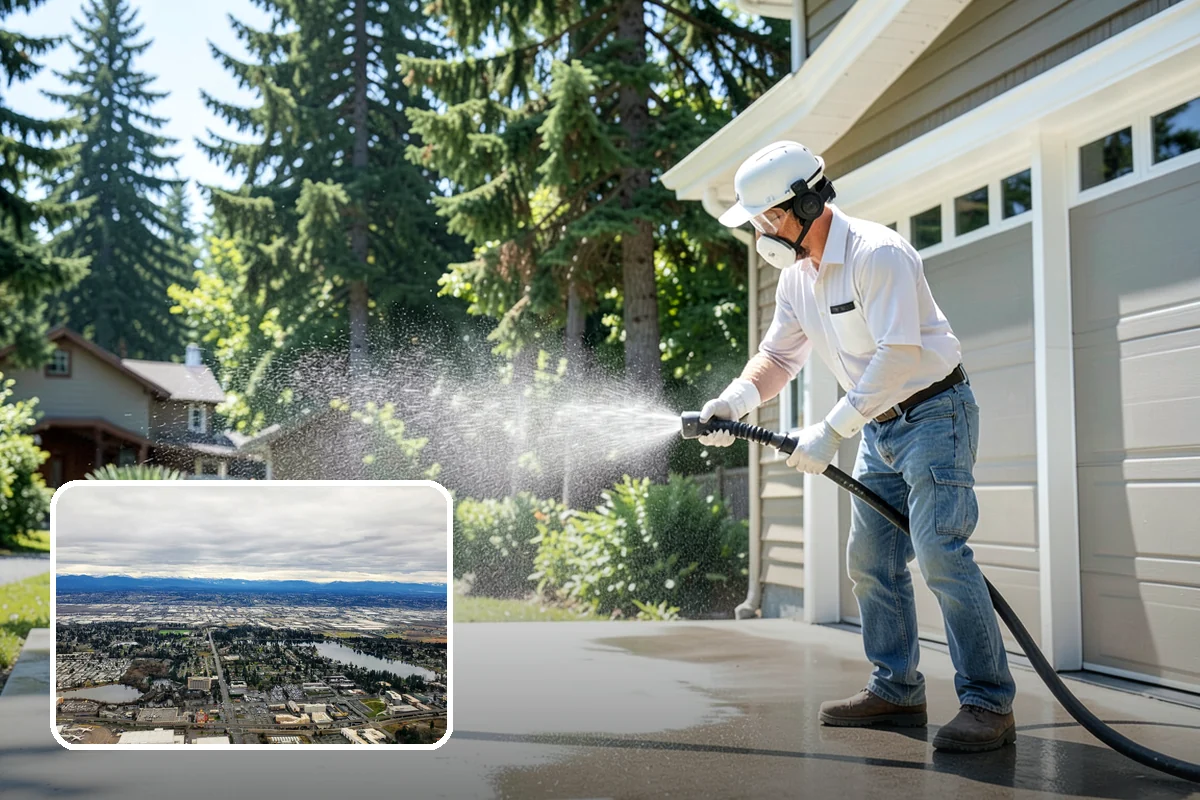 Mildew Removal in SeaTac, King County, WA - Eliminates the powdery mildew film at its source