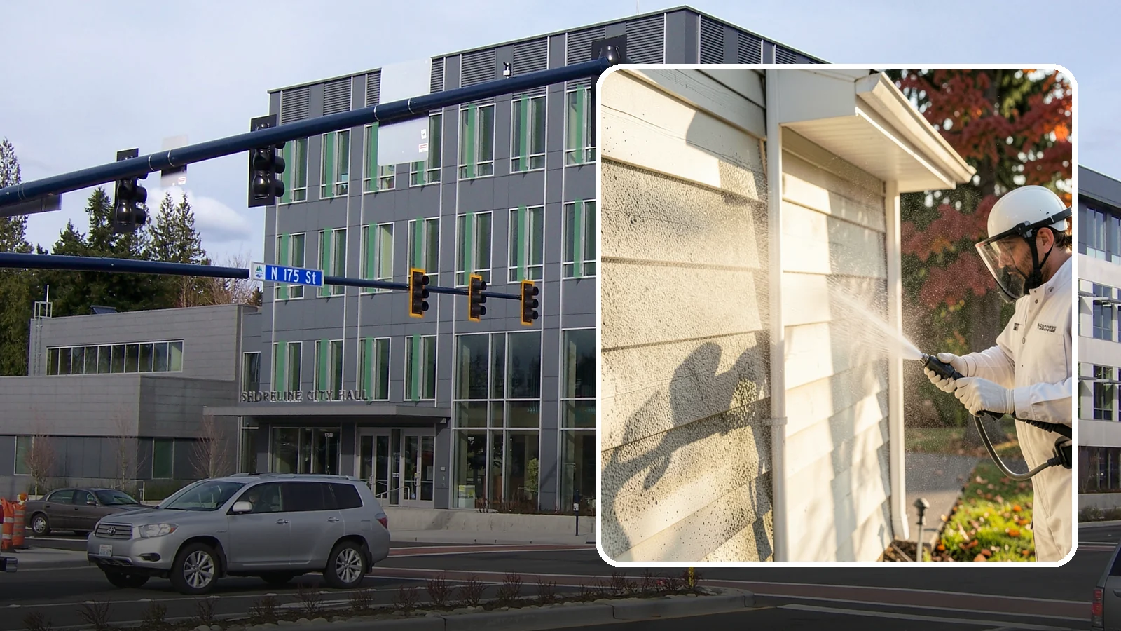 Mildew Removal in Shoreline, King County, WA - Soft-wash mildew removal that clears the powdery gray and black film from siding, trim, and outdoor surfaces.