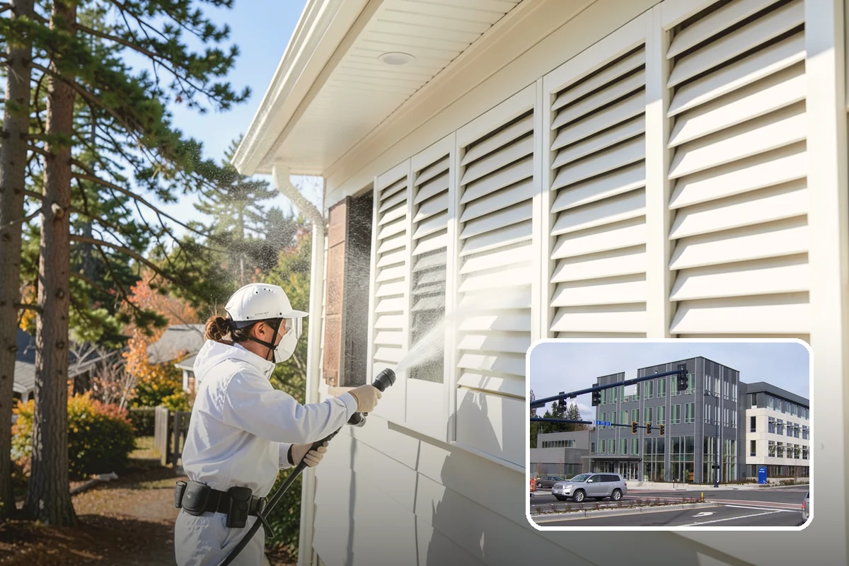 Mildew Removal in Shoreline, King County, WA - Eliminates the powdery mildew film at its source