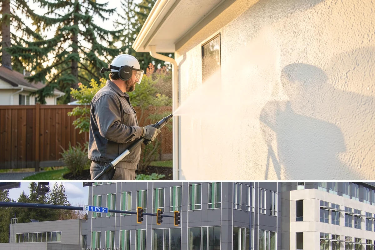 Mildew Removal in Shoreline, King County, WA - Treat mildew in late spring once temperatures rise, clearing the buildup that accumulates through the wet winter.