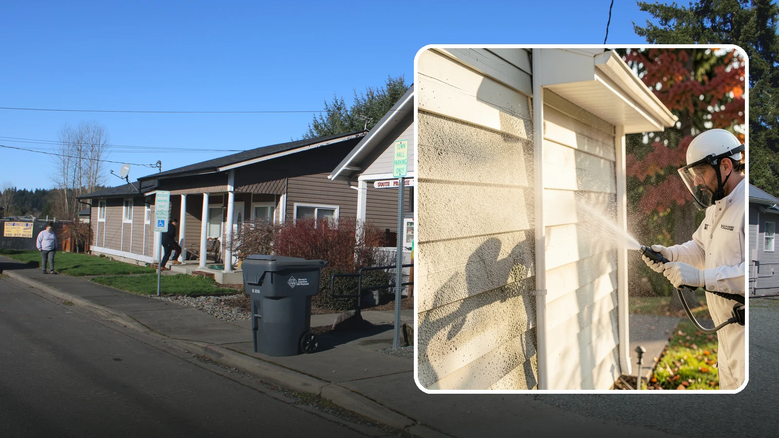 Mildew Removal in South Prairie, Pierce County, WA - Soft-wash mildew removal that clears the powdery gray and black film from siding, trim, and outdoor surfaces.