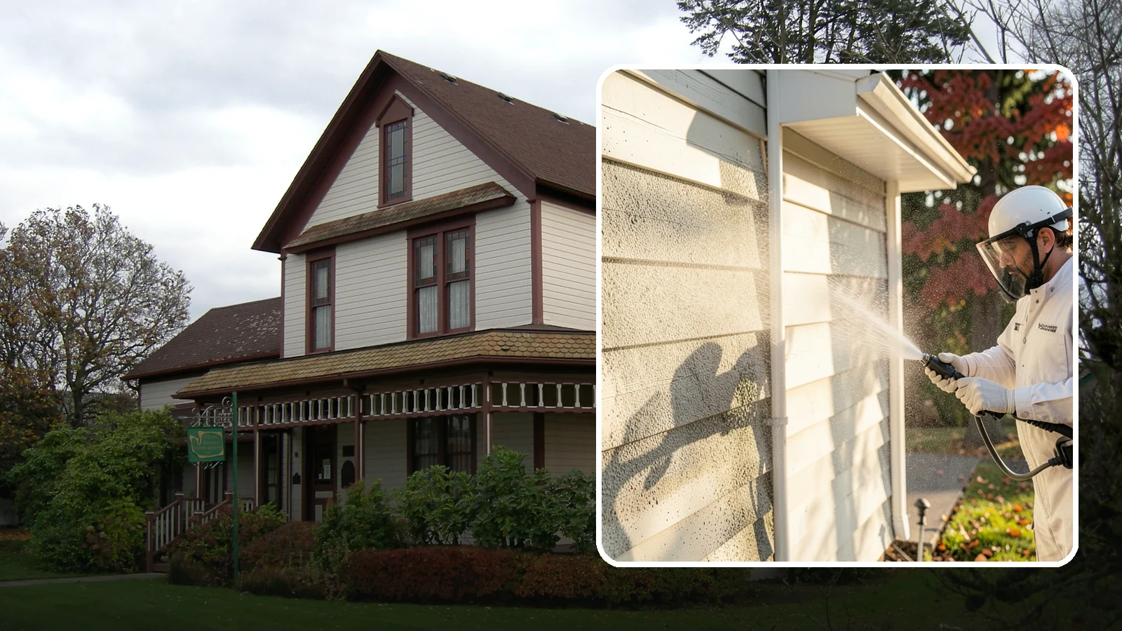 Mildew Removal in Sumner, Pierce County, WA - Soft-wash mildew removal that clears the powdery gray and black film from siding, trim, and outdoor surfaces.