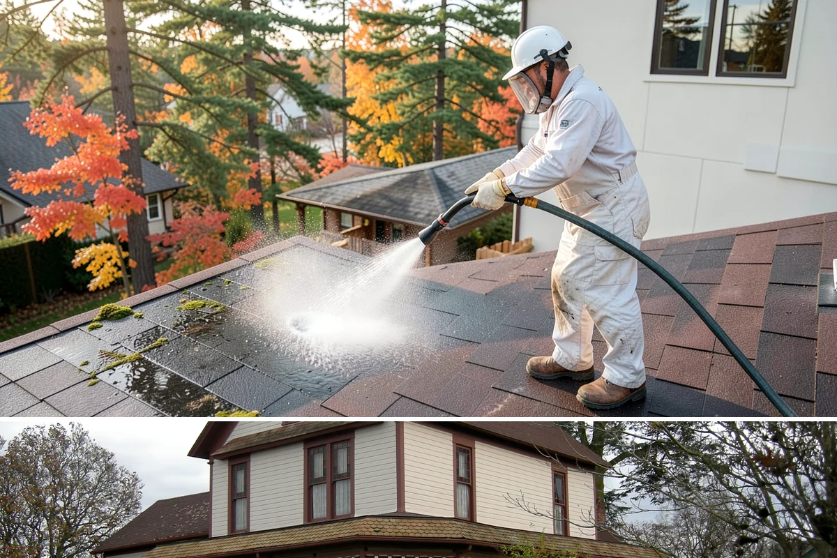 Mildew Removal in Sumner, Pierce County, WA - Treat mildew in late spring once temperatures rise, clearing the buildup that accumulates through the wet winter.